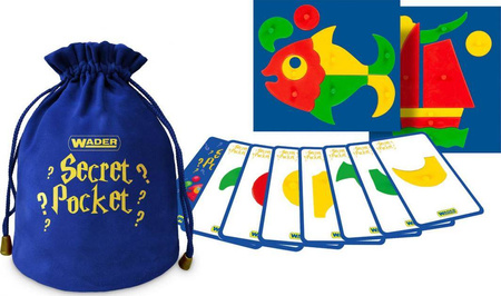 Play & Fun Secret Pocket Poszukiwacz Kształtów gra sensoryczna Wader 42521
