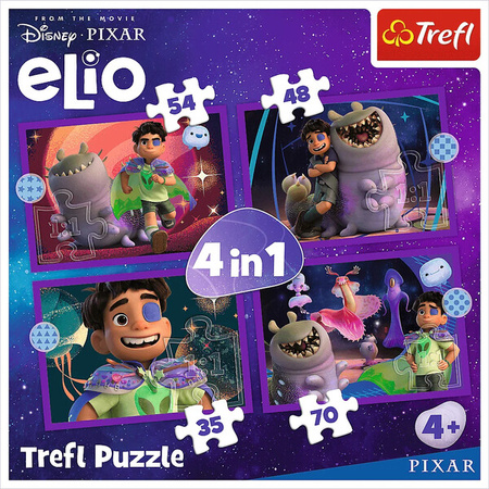 Puzzle Trefl 4w1 Pozaziemskie misje Elio 346657