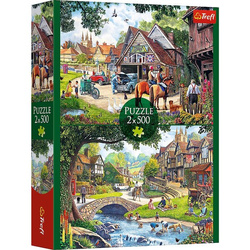 Puzzle Trefl 2x500 Sielankowe życie 374940