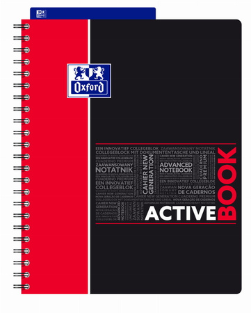 Kołonotatnik Oxford A4+ 80k krata Student 056654