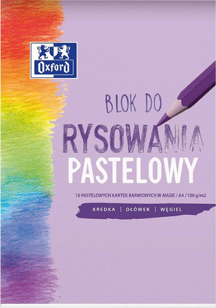 Blok rysunkowy Oxford A4 10k kolor pastel 100g 077541