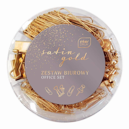 Zestaw biurowy SATIN GOLD 145szt 318978