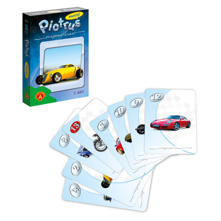 Karty Do Gry Piotruś+Pamięć+Super Car 004878