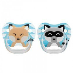 Dr. Brown's Smoczki ortodontyczny Prevent zwierzęta 0-6m niebieski 311929