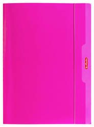 Teczka rysunkowa A4 z gumką Color Blocking różowa 564587