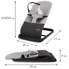 Kidwell Leżaczek bujaczek Laro Grey/Black 099481