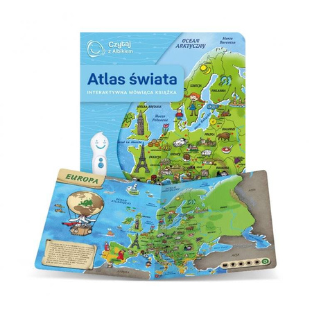 Albik Książka Atlas Świata Interaktywny 774608