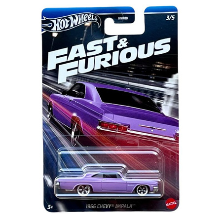 Hot Wheels HNR88 3/5 Autko Szybcy i Wściekli 1966 Chevy Impala 187294