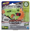 Nerf e3001/e0489 microshots pistolet crosscut