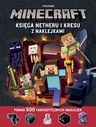 HarperKids Książeczka Minecraft Księga Netheru i Kresu z naklejkami 680426