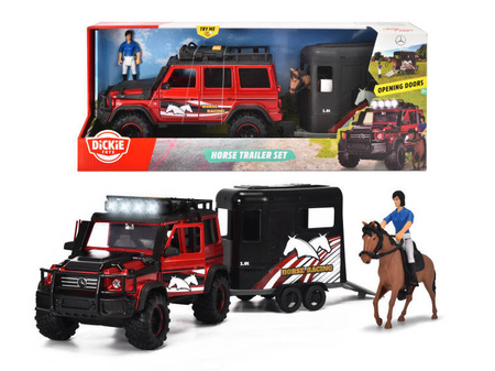 Dickie Playlife Dżokej jeep z przyczepą 075346