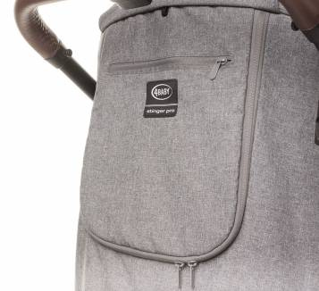 4BABY Stinger Pro Melange Light Grey wózek spacerowy 958401