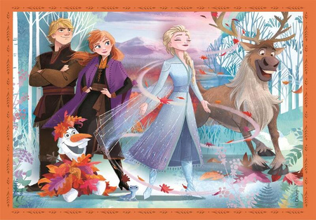 Clementoni Puzzle 4w1 Super Kolor Frozen 215188