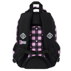 PLECAK 3-KOMOROWY STRIGHT BP-26 PINK CHECKERED 680373