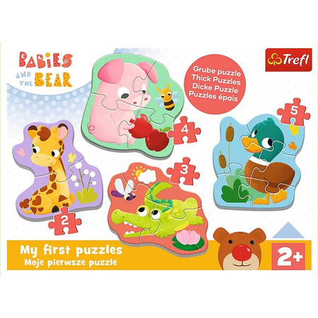 Puzzle Trefl Baby Classic Bobaskowe zwierzęta 361353