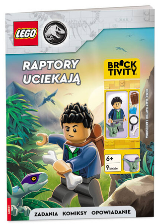 Książeczka LEGO JURASSIC WORLD RAPTORY UCIEKAJĄ! 345143