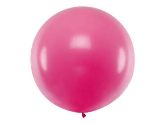 Balon okrągły 1m Pastel Fuchsia 747050