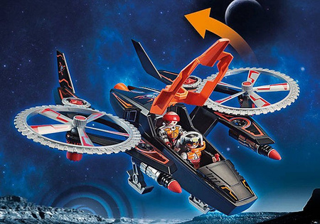 Playmobil 70023 galaxy helikopter piratów