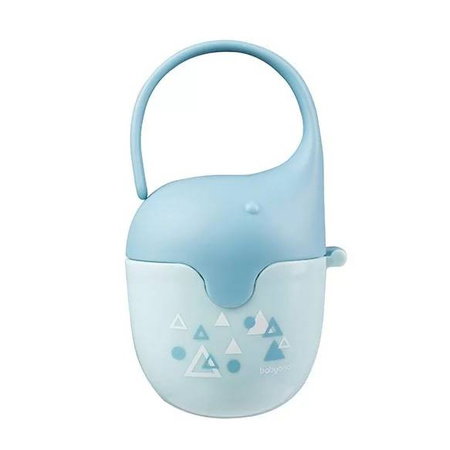 Babyono pojemnik na smoczek słonik niebieski 409565
