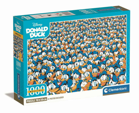Clementoni Puzzle 1000 Impossible Donald Duck 397990