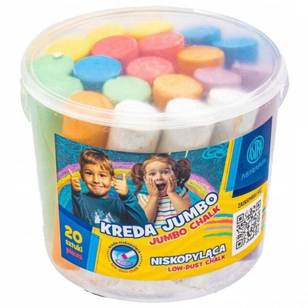 Kreda Jumbo Wiaderko Astra Fun 20 szt 190051