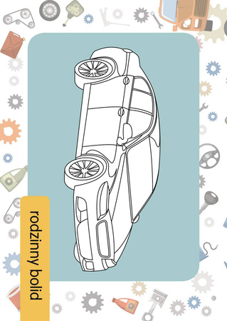 Kolorowanka z tatuażami Samochody osobowe 072037