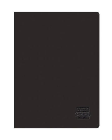 Zeszyt A5 96 kartek w kratkę Rainbow Classic czarny 553963