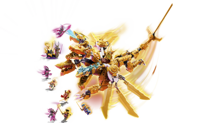 Lego 71774 Ninjago Złoty Ultra Smok Lloyda