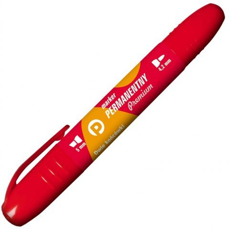 Marker tetis premium permanent czerwony 018431 /12/