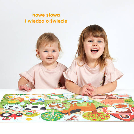 CzuCzu Wesołe puzzle Wieś 2+ 493020