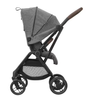 Wózek Maxi Cosi Leona 2 Select Grey (Black Frame & Brown Leather)
