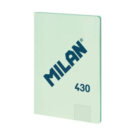 Zeszyt Notes klejony A4 w kratke Zielony 48k 104926
