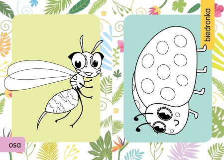 Kolorowanka z tatuażami Owady 073966