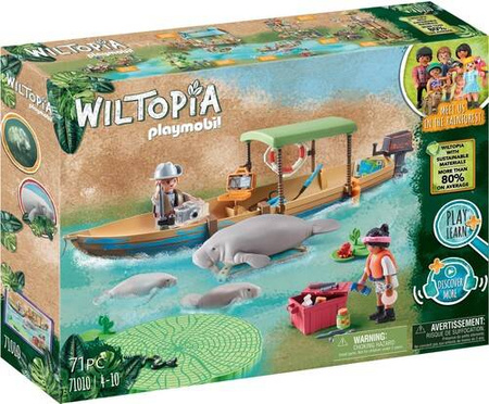 Playmobil 71010 Wiltopia Wycieczka łodzią do manatów