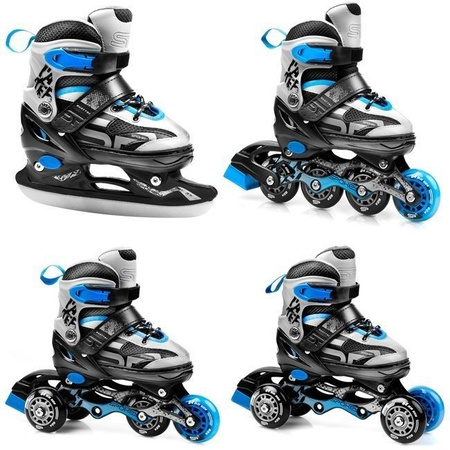Łyżworolki regulowane quattro spokey 4w1 roz.34-37