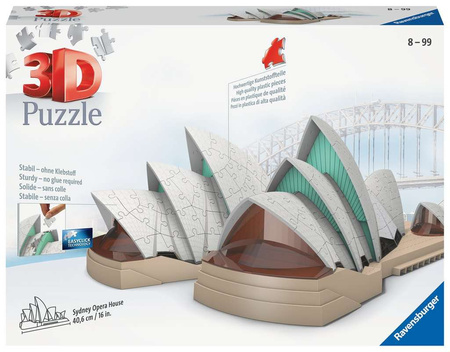 Puzzle Ravensburger 3D 216el Budynki nocą Opera w Sydney 112432