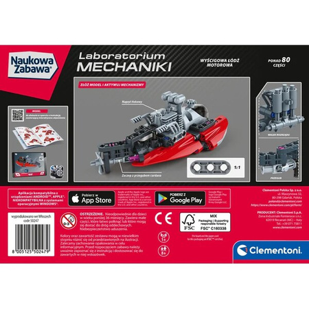 Clementoni Laboratorium mechaniki Motorówka 502479