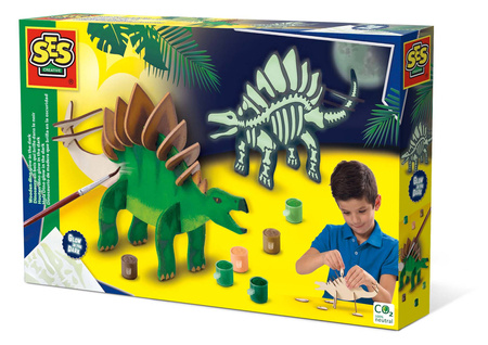 Ses Creative Drewniany Dino świecący w ciemności 142094