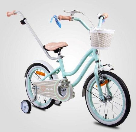 Rowerek 12'' heart bike - miętowy