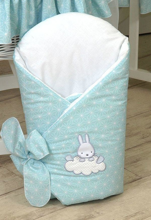 Amy becik rożek miękki skybunny rozeta turkus 688108