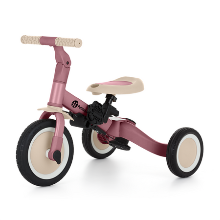 PETITE&MARS Wielofunkcyjny rowerek trójkołowy 5w1 Turbo Dusty Rose 015499