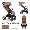 Easywalker Jackey XL Przestronny, samoskładający się wózek spacerowy z kołami XL Pecan Brown 114928