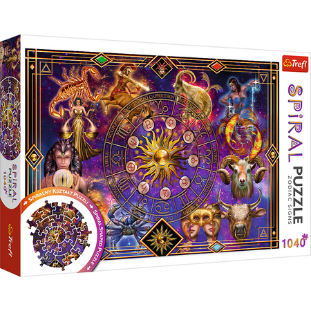 Puzzle Trefl 1040 Spiral Puzzle Znaki zodiaku 400151