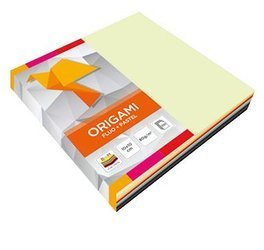 Origami 10*10 mix kol fluo + pastel a'100 224972 in