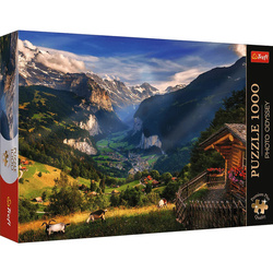 Puzzle Trefl 1000 Premium Plus Photo Odyssey Lauterbrunnen Valley Szaajcaria 108217