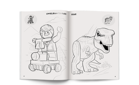 Lego Jurassic World. Kolorowanka Z Naklejkami 337148