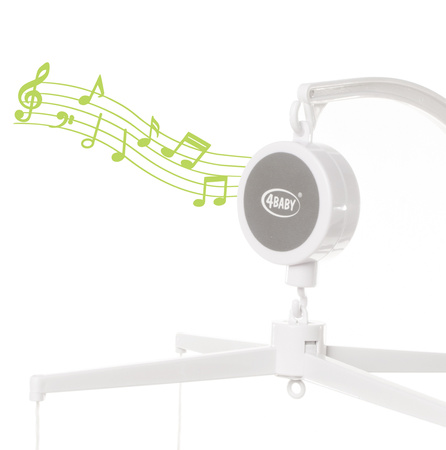 4BABY P&E Karuzela Musical Mobile OWL OB08 957619