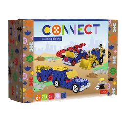 Trefl Klocki Connect Pojazdy budowlane SUV z przyczepą L 619799