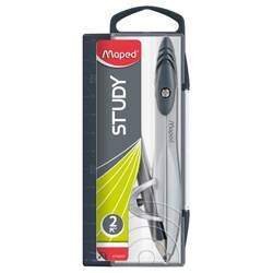 Cyrkiel study 120 + ołówek pudełko z zaw.maped 194108