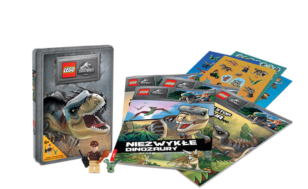 Lego Jurassic World zestaw książek z klockami Lego 00108